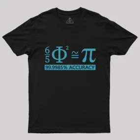 Approximate Relationship Between Π and Φ T-Shirt