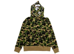 A Bathing Ape ABC Camo 2nd Ape Pullover Hoodie in Green