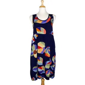 Abigail Dress - Happy Floral - Blue - Sale