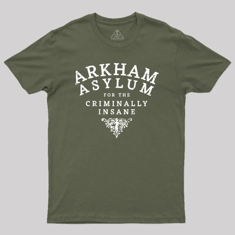 Arkham Asylum Hospital Geek T-Shirt