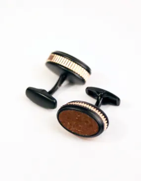 Black Brown Cufflink