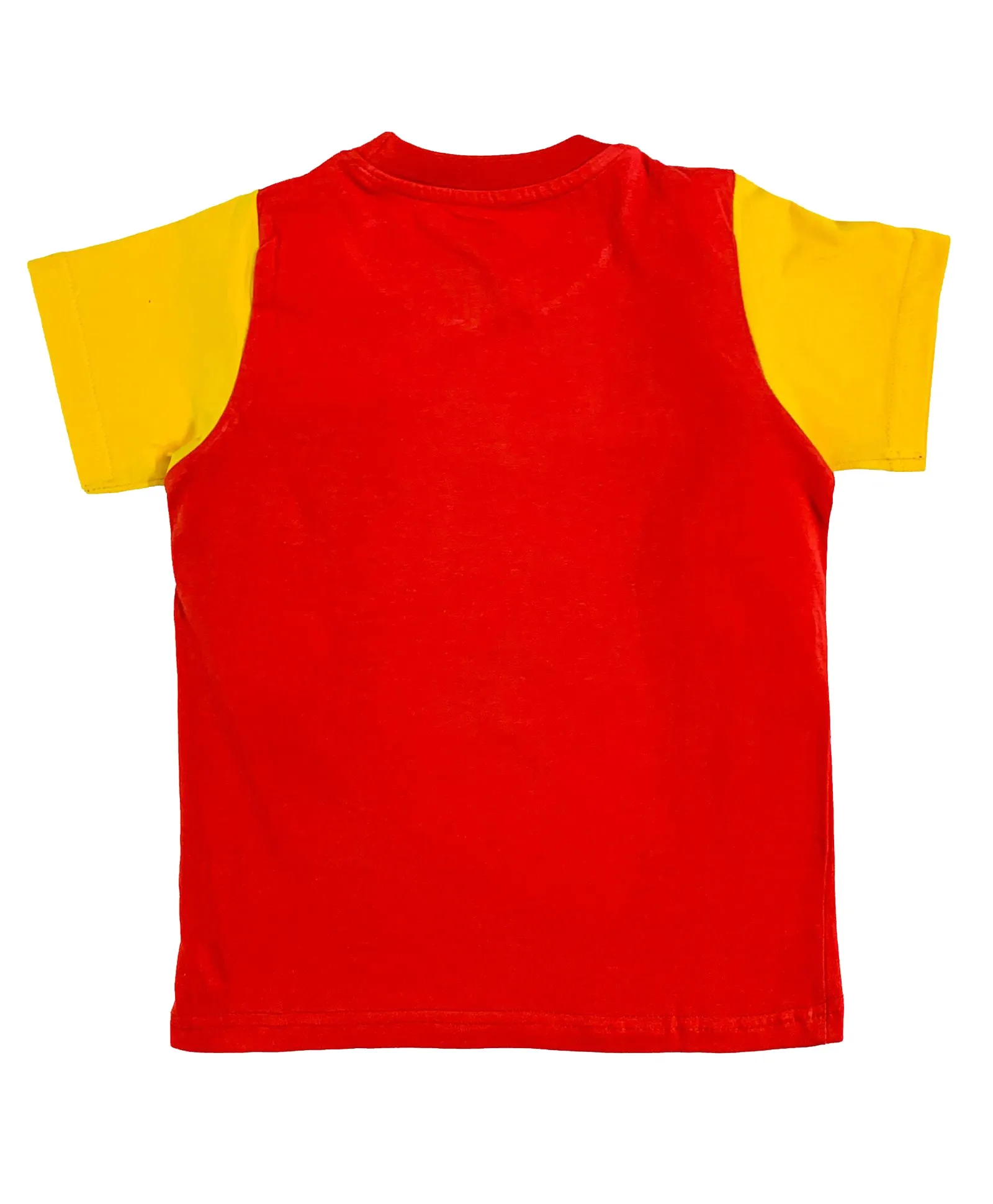 Boys 2 Cotton T-shirts with Print and Knee length Shorts Set