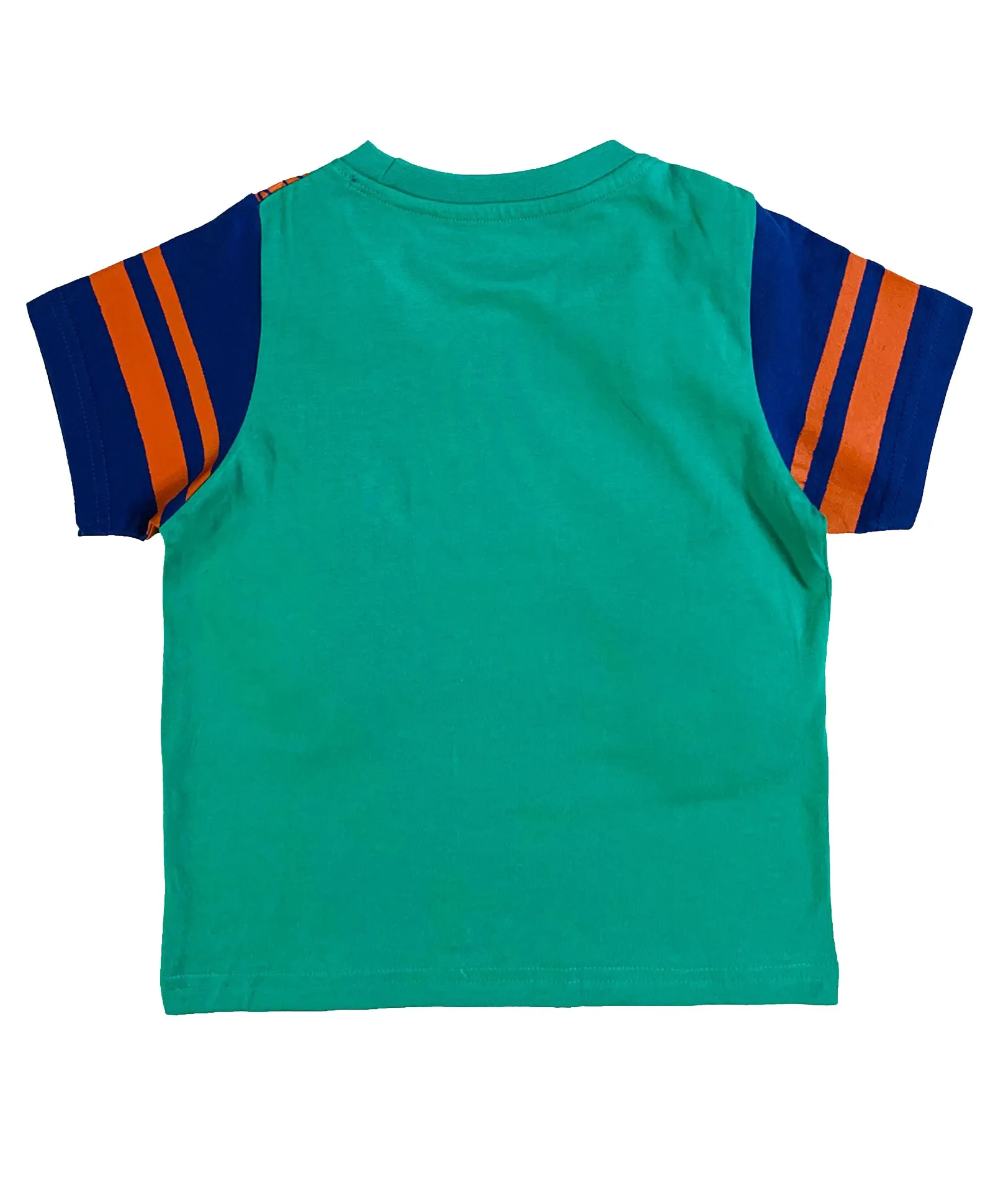 Boys 2 Cotton T-shirts with Print and Knee length Shorts Set