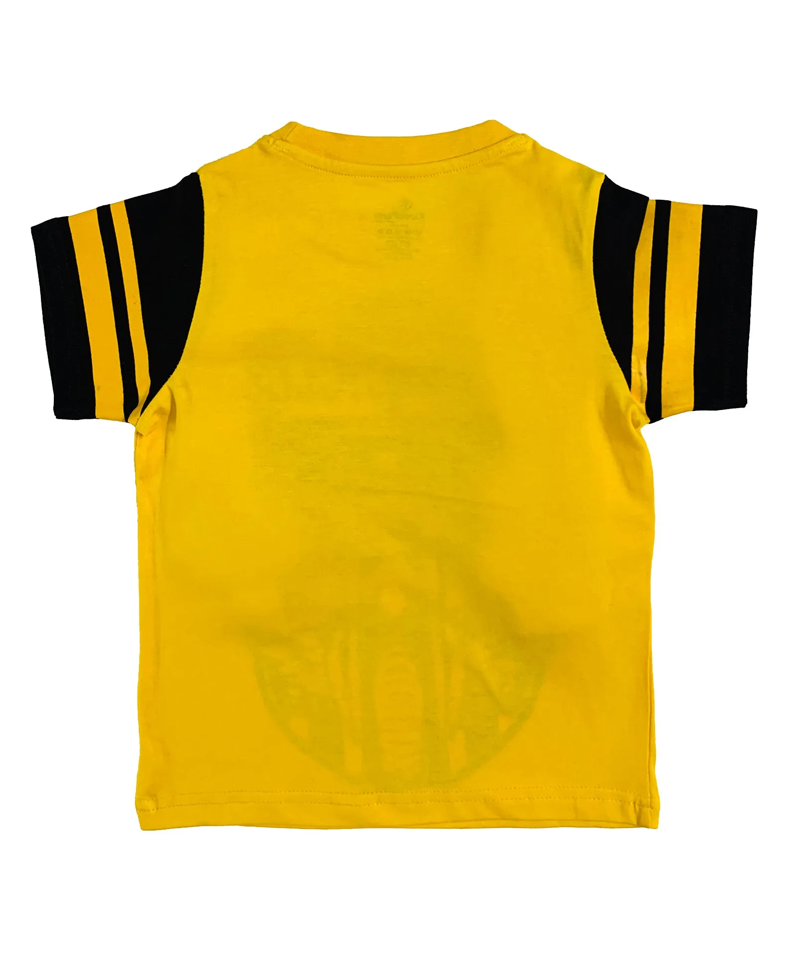 Boys 2 Cotton T-shirts with Print and Knee length Shorts Set