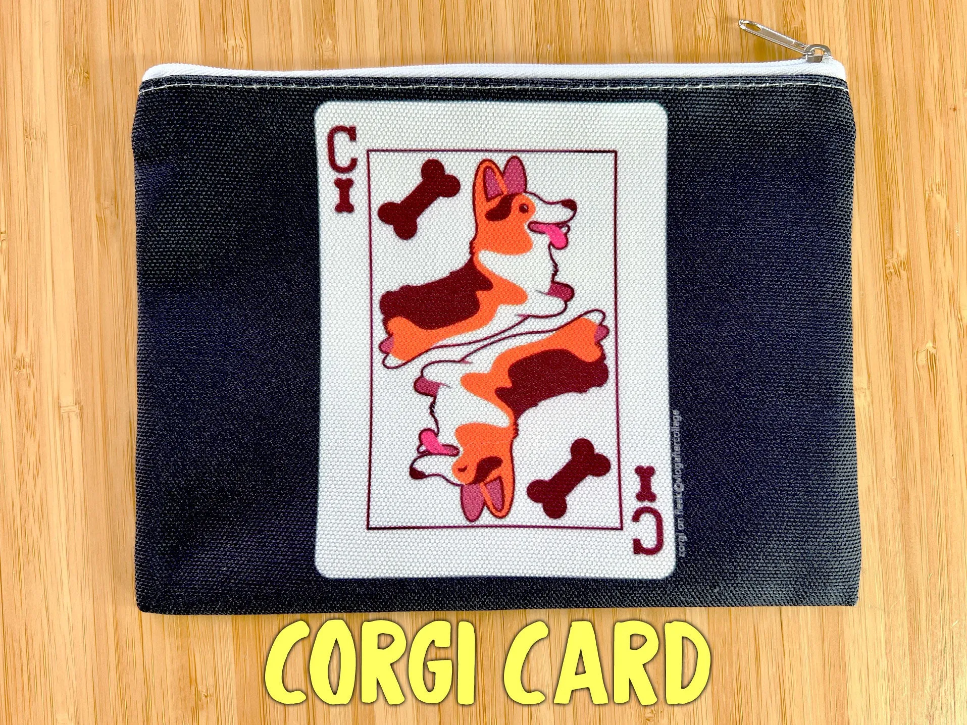 Corgi Zipper Pouches