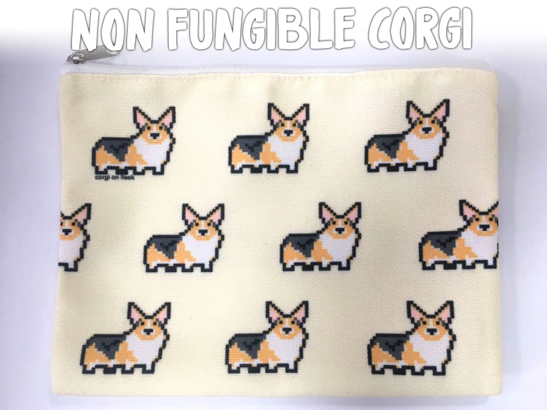 Corgi Zipper Pouches