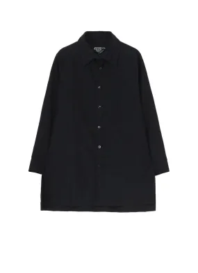 COTTON TWILL DETACHABLE COLLAR SHIRT