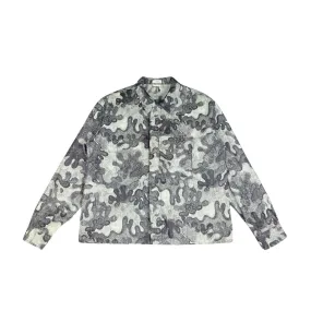 Dior 21AW x Peter DOIG Logo Camouflage Denim Jacket