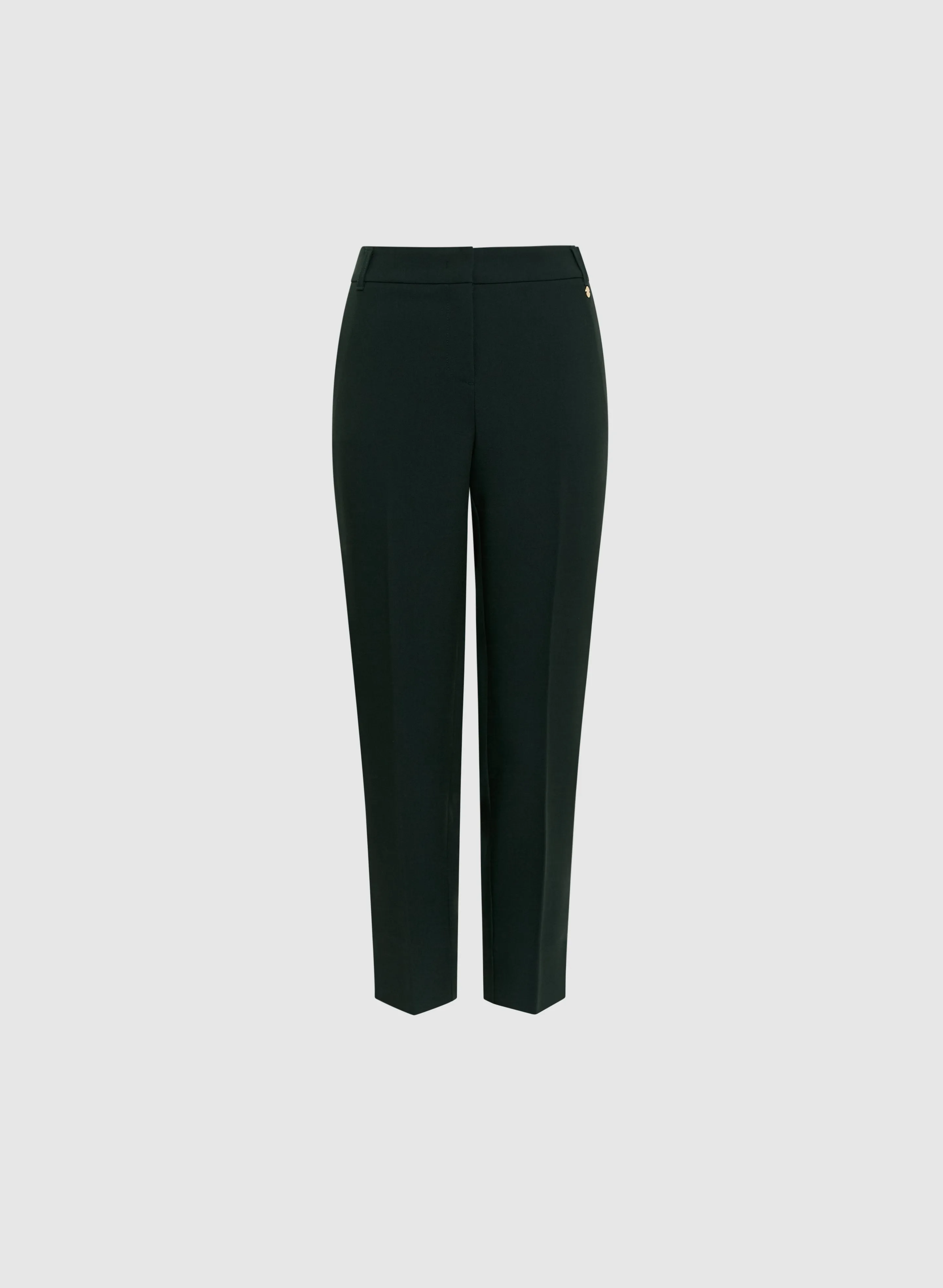 Emma Slit Hem Slim-Leg Pants – Short