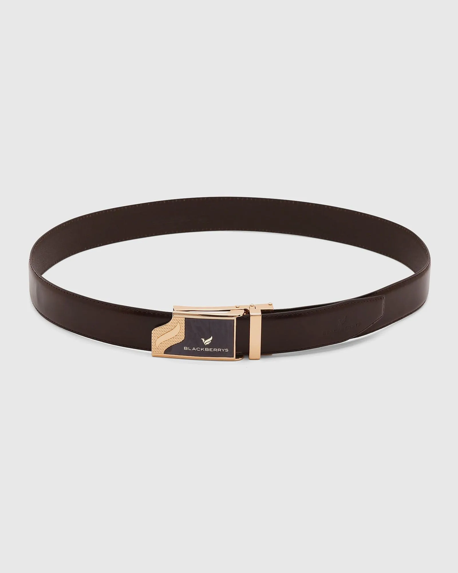 Leather Brown Solid Belt - New Panama