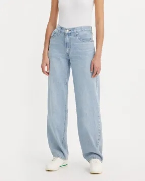 Levi's Womens Baggy Dad Loose Fit Lightweight Jeans - Make A Difference