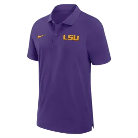 LSU Tigers Nike Men's Polo Coaches Sideline Woven