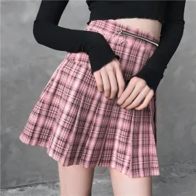 "HEART ZIPPER" SKIRT