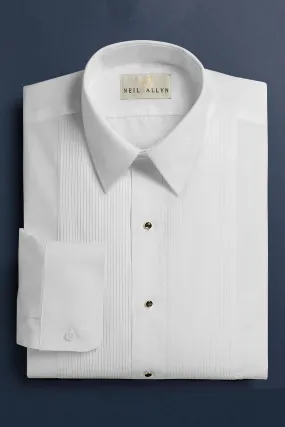 Sherman White Laydown Tuxedo Shirt