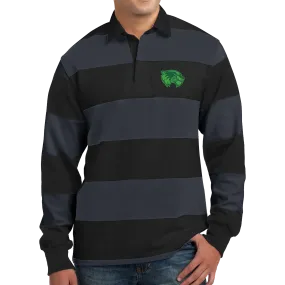 Sport-Tek Classic Long Sleeve Rugby Polo - 2 Tone