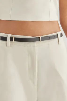 THIN BELT WITH WIDE BUCKLE